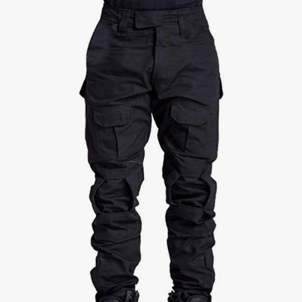 AKARMY Men's Multi-Pocket Hiking, Cargo, Work Pants-Army Green